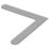 Magnodur Furniture Brackets Silver 100mm x 100mm x 15mm 10 Pack