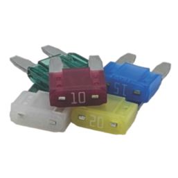 Pearl Consumables Assorted Mini Blade Auto Fuses 10-30A 5 Pieces