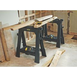 Stanley  Folding Saw Horses 69cm Pair
