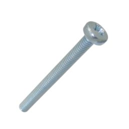 Easyfix Bright Zinc-Plated Pan Machine Screws M4 x 40mm 25 Pack