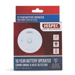 Hispec HSA/PH/10  Battery Standalone Multi Sensor Smoke & Heat Alarm