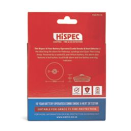 Hispec HSA/PH/10  Battery Standalone Multi Sensor Smoke & Heat Alarm