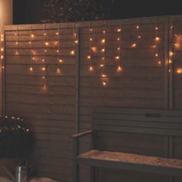 300 LED Indoor & Outdoor Warm White Icicle Christmas Lights