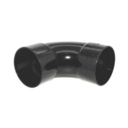 FloPlast  Solvent Weld 92.5° Double Socket Bend Black 110mm