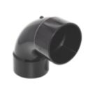 FloPlast  Solvent Weld 92.5° Double Socket Bend Black 110mm