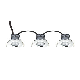 LAP  Fixed  LED Downlight Chrome 5W 370lm 10 Pack