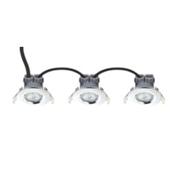 LAP  Fixed  LED Downlight Chrome 5W 370lm 10 Pack