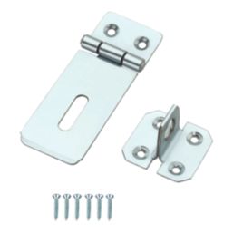 Smith & Locke Hasp & Staple Silver Zinc-Plated 90mm