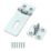 Smith & Locke Hasp & Staple Silver Zinc-Plated 90mm