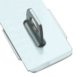 Smith & Locke Hasp & Staple Silver Zinc-Plated 90mm
