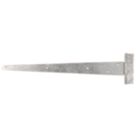 GateMate Matt Silver Straight Medium Tee Hinges 150mm x 24" x 600mm 2 Pack