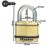 Master Lock Excell  Weatherproof   Padlock Brass 52mm
