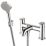 Hansgrohe Vernis Blend Chrome 123mm Deck Mounted Dual Control Manual Shower Mixer Tap