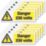Essentials  'Danger 230V' Electrical Warning Labels 75mm x 25mm 25 Pack