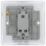British General Nexus Metal 20A 16AX 1-Gang 2-Way Light Switch  Polished Chrome  3 Pack