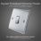 British General Nexus Metal 20A 16AX 1-Gang 2-Way Light Switch  Polished Chrome  3 Pack