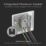 British General Nexus Metal 20A 16AX 1-Gang 2-Way Light Switch  Polished Chrome  3 Pack