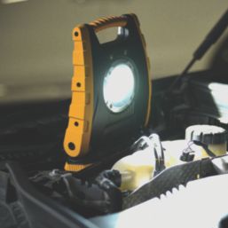 Briticent  Rechargeable LED Work Light with Power Bank Black & Yellow 1000lm