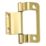 Brass Effect  Double Cranked Hinges 51mm x 35mm 2 Pack