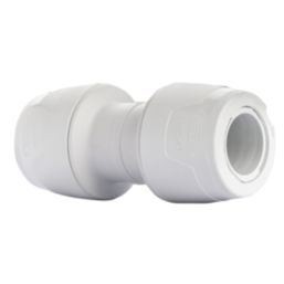 Hep2O  Plastic Push-Fit Equal Keyless Coupler 15mm 10 Pack