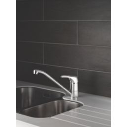 Swirl Tirso Single Lever Mono Mixer Kitchen Tap Chrome