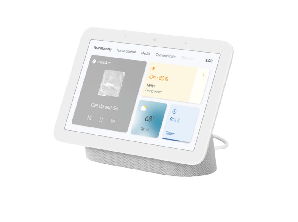 Google Nest Hub (2nd Gen) 7" Smart Display Chalk Screwfix