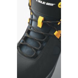 Solid Gear Essence Mid Size 8  Black Water-Resistant  Safety Boots
