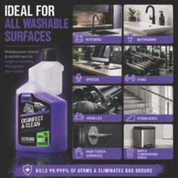 Scrubb Shot  Super Concentrate Disinfectant & Cleaner 500ml