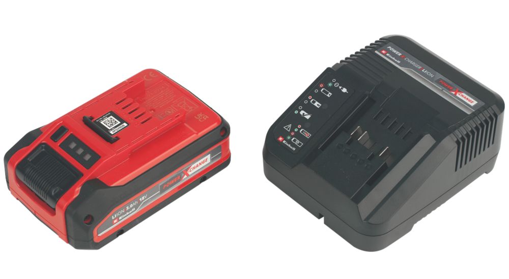 Einhell 18-Volt Power X-Change 3.0-Ah Starter Kit, Battery and Fast Charger