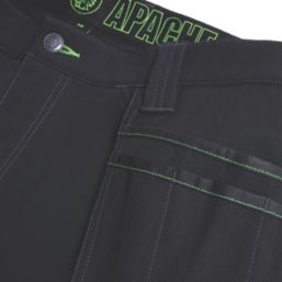 Apache Whistler Stretch Work Shorts Black 32" W