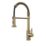 ETAL Contra  Pull-Out Kitchen Mixer Tap Brushed Brass