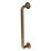 Rothley Angled Household Grab Rail Antique Brass 457mm