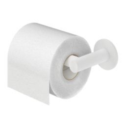 Swirl Caldew Toilet Roll Holder White
