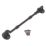 GateMate Cast Pattern Cabin Hook Black 200mm