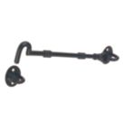 GateMate Cast Pattern Cabin Hook Black 200mm