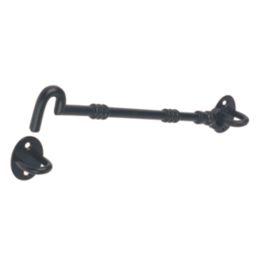 GateMate Cast Pattern Cabin Hook Black 200mm