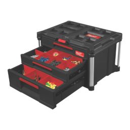 Milwaukee Packout 2 + 1 Drawer Tool Box 16.2"