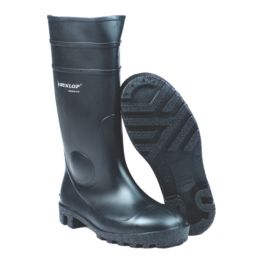 Dunlop Protomastor Safety Wellies Black Size 13 Screwfix