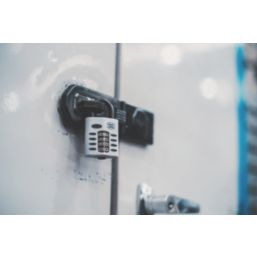 Smith & Locke  Water-Resistant  Combination  Padlock Grey 22mm