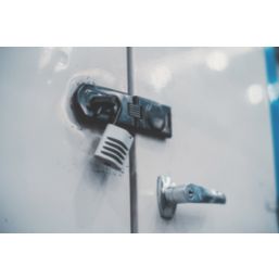 Smith & Locke  Water-Resistant  Combination  Padlock Grey 22mm