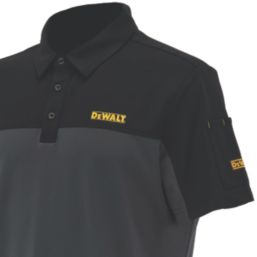 DEWALT Skyrock Polo Shirt Black / Grey 2X Large 48-50" Chest