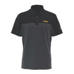 DEWALT Skyrock Polo Shirt Black / Grey 2X Large 48-50" Chest