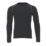 Site Kukl Long Sleeve Base Layer Top Black Large 36" Chest
