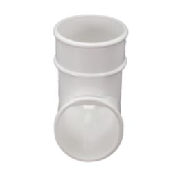 FloPlast  Round Shoe White 68mm