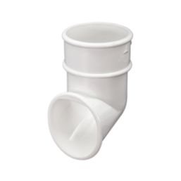 FloPlast  Round Shoe White 68mm