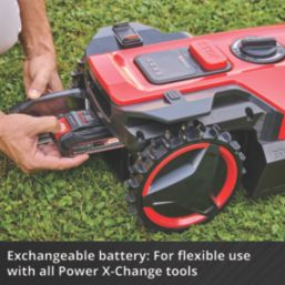 Einhell 18V 2.5Ah Li-Ion Power X-Change Brushless Cordless 18cm Freelexo 500 Robotic Lawn Mower