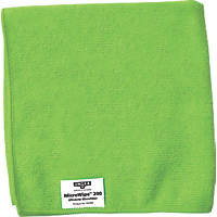 Unger Microfibre Cloths Green 400 x 400mm 10 Pack