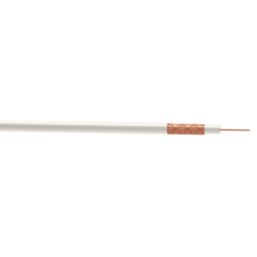 Time GT100 White 1-Core Round Coaxial Cable 100m Drum