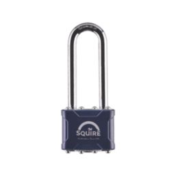 Squire 35/2.5 KA Laminated Steel Keyed Alike Weatherproof Long Shackle  Padlock 44mm