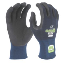 UCI EnviroFlex General Handling Gloves Blue/Black Large